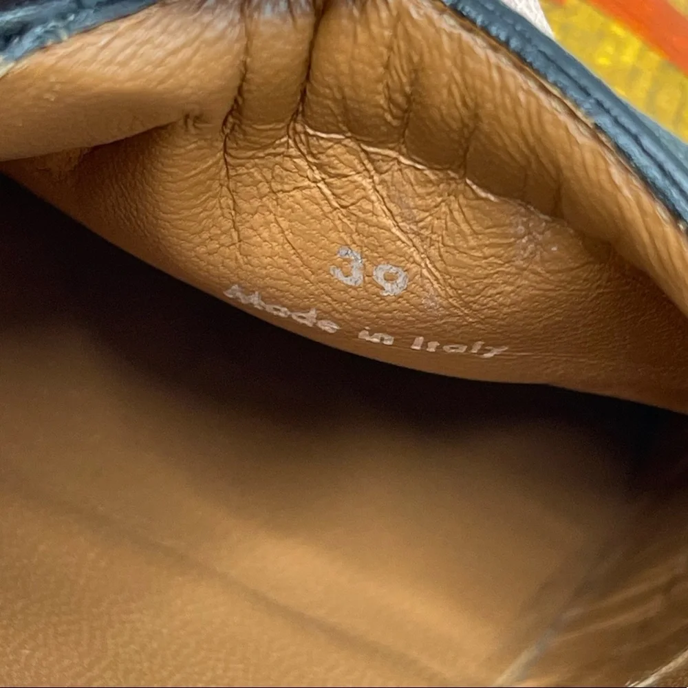 GIVENCHY Classic Slip On Mosaic Pixel Skate Sneakers Size 39 Made In Italy - Picture 10 of 15